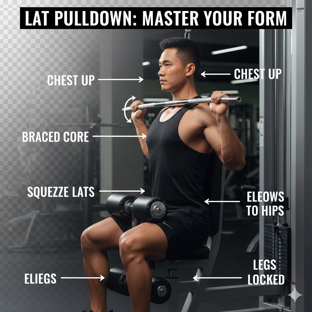 Lat Pulldown Machine