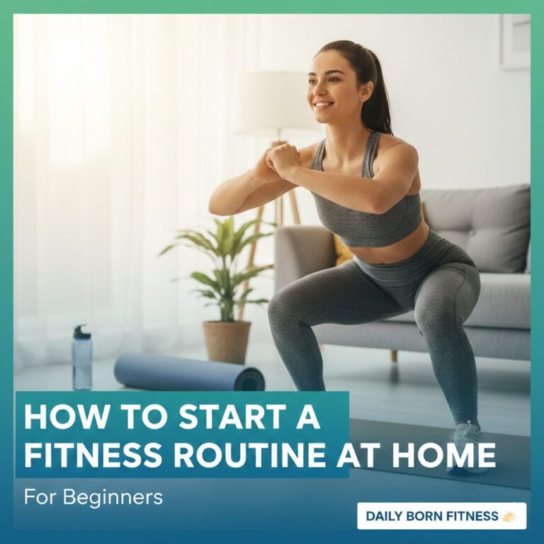 How to Start a Fitness Routine at Home for Beginners