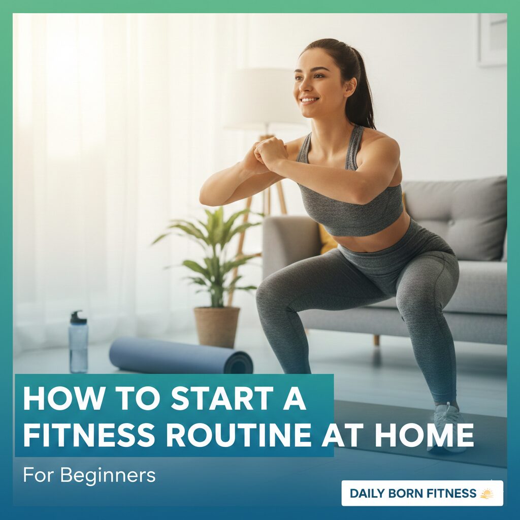 How to Start a Fitness Routine at Home for Beginners